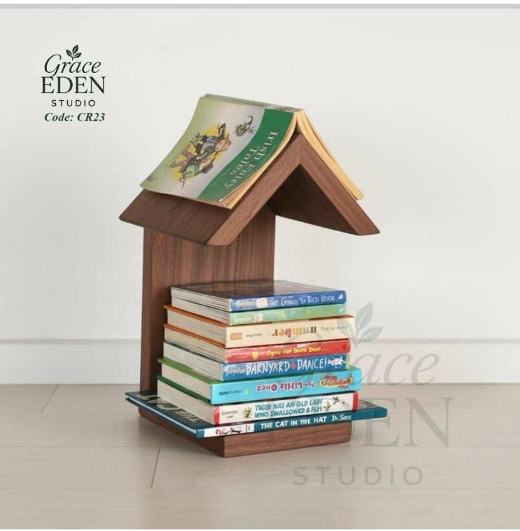 Premium Wooden House-Shape Book Rest